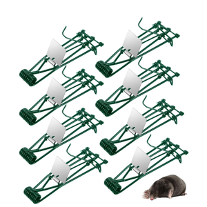 9 Pack Gopher Traps  Reusable Metal Gopher Trap, Easy Set Weather Proof Mole Vole Trap for Lawn Garden Farm Outdoor, Mole Traps