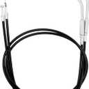 HDBUBALUS Motorcycle Throttle Cable Fit for Harley Sportster Iron XL 883 1200 Dyna Softail Road King (Size: 110cm)