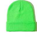 5 x Ruqizhi Beanie Hats for Men Women Slouchy Beanie Hats Winter Knit Cuffed Beanie Soft Hat (Green)