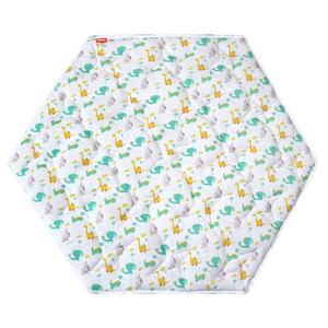 Hexagon Playpen Mat, Dinosaur Print Baby Playmat Kids Tent Mat Hexagon Rug Mat Suitable for Regalo My Play Portable Play Yard Six Pannel Playpen