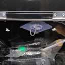 Magnetic Lint Bin for Laundry Room Organization and Storage with Brush, Wall-Mounted Laundry Dryer Lint Bin for Laundry Room Decor, Space-Saving Laundry Trash Can (Black)