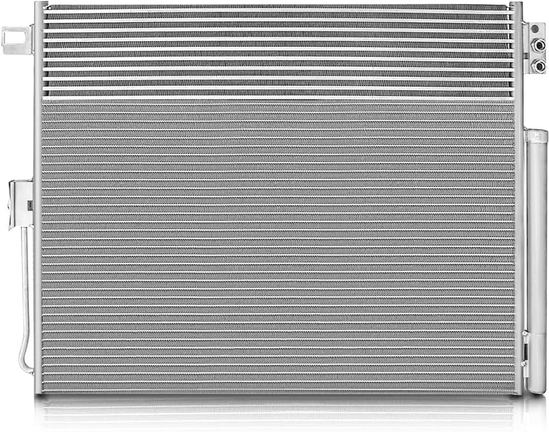 Air Conditioning A/C Condenser Compatible with Jeep Grand Cherokee 2011-2020, Jeep Grand Cherokee L & 2011-2021 Dodge Durango, Replace# 3893, 4770810, 55038003AF, 55038003AG, 55038003AE