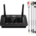 1Mii B03 Bluetooth 5.3 Transmitter Receiver for TV Home Stereo BT Headphones, aptX Low Latency/Adaptive/HD Bluetooth Audio Adapter, Splitter for Wired & Wireless, Optical RCA AUX 3.5mm Inputs/Outputs