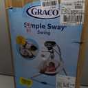 Graco Simple Sway Baby Swing, SidetoSide Sway, Infant Swing with 6 Speeds, Vibration, Abbington