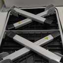 11" Folding Step Stool, Non-Slip 16x12 Large Platform, Portable Compact Sturdy 1-Step Stools for Kids Adults Seniors at Indoor Outdoor - Durable & Safe (11 inch, Black)