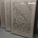 Framed Large William Morris Canvas Wall Art Set of 3, Vintage Nature Floral Artwork Prints, Boho Neutral Botanical Wall Decor for Living Room, Bedroom, Hallway and Office, Total Size 30x60, 20"W x 30" H x 3Pcs