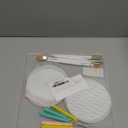 Cookie Decorating Supplies Including 2Pcs Acrylic Cookie Turntable 6Pcs Cookie Scribe Needle 4Pcs Silicone Mesh Mats 6Pcs Cookie Decoration Brushes 8Pcs Rubber Feet Bumpers
