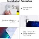 BVBOX Wall Tapestry Cool Girl Tapestry Blacklight,UV Reactive Black Light Upright Posters Wall Hanging for Bedroom Dorm Living Room Backdrop Decor (style2, 79" x 59")