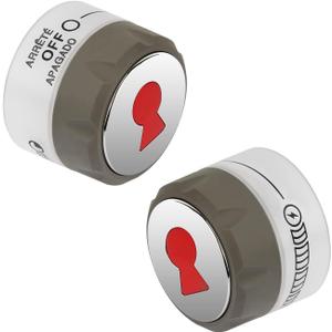 91538 Lighted Control Knobs 2 Pack for Weber Summit Grills,Fit for E-470, E-670, S-460, S-470, S-660, S-670 etc.