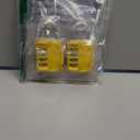 Puroma 2 Pack Combination Lock for Locker 4 Digit Outdoor Waterproof Padlock for School, Gym, Sports, Fence, Toolbox, Gate, Case, Outdoor, Hasp Storage, Cabinets (Yellow)