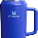 STANLEY Quencher H2.0 Tumbler with Handle and Straw 64 oz | Flowstate 3-Position Lid | Cup Holder Compatible for Travel | Insulated Stainless Steel Cup | BPA-Free | Cobalt