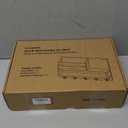 Key Holder Wall Mount, Mail Holder with Storage Drawer and 5 Key Hooks for Coat, Dog Leash, Home Decor Rack, House Accessories, Entry Way Organizer (Standard - 11.8 Inch, White)