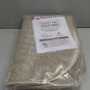 COSY HOMEER 27X18 Inch Anti Fatigue Kitchen Rug Mats are Made of 100% Polypropylene Half Round Rug Cushion Specialized in Anti Slippery and Machine Washable,Beige(2 pcs)