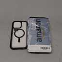 OtterBox iPhone 15 Pro MAX (Only) Defender Series XT Clear Case - Dark Side (Black/Clear), screenless, Rugged, Snaps to MagSafe, Lanyard Attachment