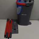 O-Cedar H2prO Flat Mop System | Quick Cleaning Tool | Clean with Water | Machine Washable Reusable Microfiber Mop Pad | Safe on Wood Floors, Vinyl, Tile, Baseboards, Walls, Red