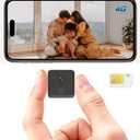 AllTough 4K Hidden Camera,Security Camera No WiFi with 4G SIM Card,Nanny Cam Hidden Camera,Small Cameras Hidden Wireless,Secret Cameras for Spying,App Control with Motion Detection and Night Vision