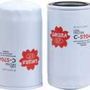 SAKURA FL2051S Oil Filter Replaces FL2124S, 57151XP, B7379, P502503, PH10890, D6128, FL-2051S Fits 2011-2024 Ford F250 F350 F450 F550 F650 F750 many Super Duty 6.7L Powerstroke Diesel Trucks (1 Pack)