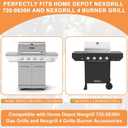 Grill Warming Rack for Home Depot Nexgrill 720-0830H Replacement Parts, Upper Rack for Nexgrill Replacement Parts 4 Burner Grills, Stainless Steel Warmer/Cooling Rack for Nexgrill Accessories