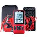 TENS 7000 Sport Athletic Recovery Muscle Stimulator, Back Pain Relief, Sciatica, Neck, Shoulder, Muscle Pain, TENS Unit + EMS + Massage with 42 Built-in Programs, 4 Electrode Pads