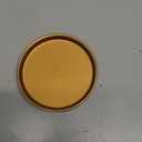 Ceramic Plant Saucer, 6.3 Inch Plant Water Catcher Tray, Plant Pot Saucers for Indoor/Outdoor Plants/Flower Drainage Drip Water Tray [Round Gold