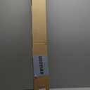 KAMANINA 1 Inch Double Curtain Rods for Windows 72 to 144 Inches (6-12 Feet), Black Heavy Duty Double Curtain Rod, Telescoping Drapery Rod with Netted Texture Finials