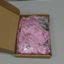 WILLBOND 36 Pcs 3 Size Christmas Poinsettia Christmas Tree Flowers Glitter Faux Flowers Decoration Artificial Poinsettia Ornaments for New Year Home Outdoor Decoration(3/4/ 6 Inch,Pink)