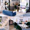 TuKIIE DIY Miniature Dollhouse Kit with Furniture, 1:24 Scale Creative Room Mini Wooden Doll House Accessories Plus Dust Proof & Music Movement for Kids Teens Adults (Satisfied Time)