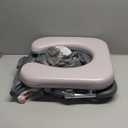 Toilet Seat Riser for Seniors, Raised Toilet Seat with Handles, Adjustable Height & Width, 400lb Handicap Elevated Toilet Seat, Fit Any Toilet (Grey)