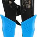 Baomain Ratchet Crimper Plier LY-03C Insulated Terminals Crimping Tools Use for 0.5-6 mm (20-10 AWG) Blue
