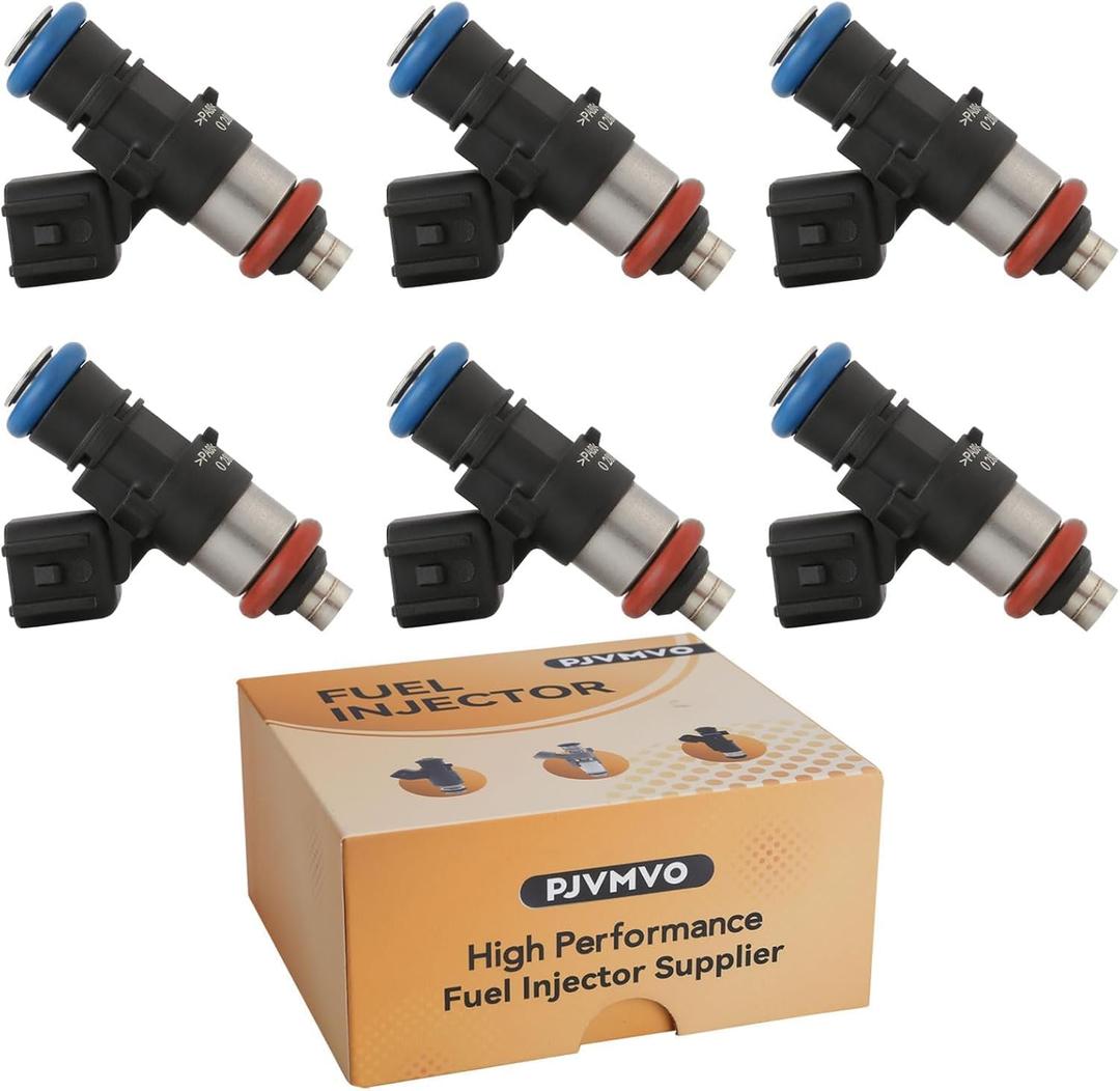 0280158191 OE Performance Fuel Injectors,Compatible with/Ford 3.5L F150 Explorer Edge Flex Mustang 2011 2012 2013 2014 2015 2016 2017 2018 2019 |3.5 TIVCT| |3.7 DOHC/PFI NA| |4 Holes| |Set of 6|