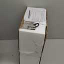 Fiqevs Upgrade Dimmable Floor Lamp, 3 Globe Mid Century Gold Modern Floor Lamps for Living Room with Orb Frosted Glass Shade and 3 LED Bulbs, Standing Tall Lamp for Bedrooms, Office - Antique Brass