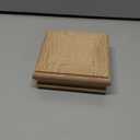 Classic Red Oak Newel Post Cap Will fit Over 3 1/2" x 3 1/2" Post (Interior)