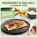 Wasa Rosemary & Sea Salt Flatbread Thins, 6.7 oz (Pack of 10), Crackers, Non-GMO Ingredients