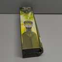 AOZITA 17oz Glass Olive Oil Bottle Dispenser - 500ml Green Oil and Vinegar Cruet with Pourers and Funnel - Olive Oil Carafe Decanter for Kitchen