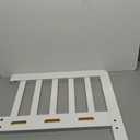 Dream On Me Hudson 3-in-1 Convertible Toddler Bed, 4 Safety Guard Rails, Low-to-Floor Design, Greenguard Gold & BSA Certified, Solid New Zealand Pinewood, Converts to Chairs & Table White, 57x29x28 Inch