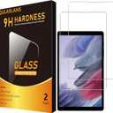 2 Pack Screen Protector for Samsung Galaxy Tab A7 Lite (8.7-Inch 2021, Model SM-T220/T225/T227), Anti-Scratch 9H Hardness HD Clear Tempered Glass Film