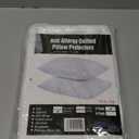 UNILIBRA 2 Pack Waterproof Pillow Protector Quilted Queen Size(21"X30") (Queen Pillow Protector)