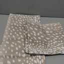 aportt Antelope Pillow Covers 20X20 Inch Beige Deer Animal Print Decorative Square Pillow Cases Modern Neutral Faux Fawn Cotton Linen Throw Pillows Set of 2 Home Decor for Sofa Couch Bedroom Outdoor