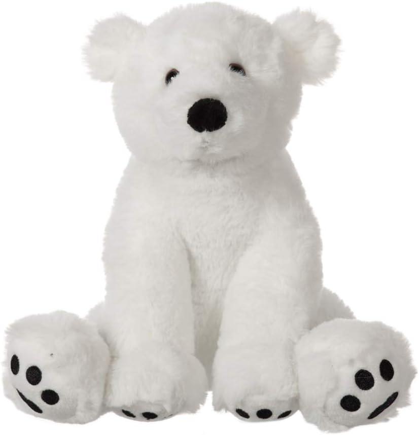 Apricot Lamb Toys Plush White Polar Bear Stuffed Animal Soft Cuddly Perfect for Child White Polar Bear 8 Inches