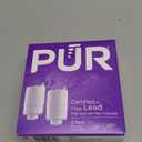 PUR Faucet Mount Replacement Filter 2-Pack, Genuine PUR Filter, 2-in-1 Powerful Filtration, Includes Lead Removal, 6-Month Value, White (RF33752)