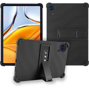 Case for Callsky-Tab Ctab 14 Tablet 14 inch, Soft Silicone Protector Cover, Kids Friendly, Adjustable Stand Tablet Cover,4 Corners Thicken Shockproof, Black