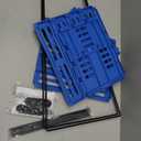 Tourna Ballport Tennis Ball Hopper Holds 80 Balls Durable and Lightweight  Blue