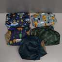 5 Pack Dog Diapers Male, Premium Belly Bands for Male Dogs, High Absorbing Male Dog Pee Wraps for Doggie in Incontinence or Excitable Urination and Training Small (Animal)