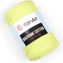 YarnArt Macrame Cotton  80% Cotton, 20% Polyamide Macrame Cord, Medium Weight, 8.8 oz (250g), 246 yds  Knitting, Crochet & Unique Macrame Crafts (755-Pistachio)