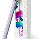 Stylus Pen for iPad 2025-2018 with LED Power Display, 15Mins Fast Charge,Tilt Sensitivity Pencil for iPad 10/9/8/7/6th,11th A16,Air 11/13 M2/M3,Pro 11/13 M4,Pro 12.9",Air 5/4/3,Mini 7/6/5 (Purple)