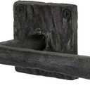 Rustic State Motris Wall Mount Railroad Spike Cast Iron Bathroom Toilet Paper Holder, Rustproof Tissue Roll Hanger - 6.5 Inch - Black