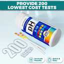pH Test Strips 0-14: 200 Strips Universal Litmus Paper pH Test Strips for Liquid Testing & Water & Food and Soap Making, Get Highly Accurate Results in Seconds