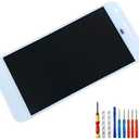 LCD Screen Compatible with Google Pixel 1st/Nexus S1 5.0 Amoled Touch Screen Assembly Digitizer LCD Replacement Parts + Tools (White)