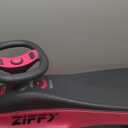 ZIFFY 45W 5.5A Electric Wiggle Car with Pedal, Light-Up, Rechargeable Battery, 2-in-1 Swing Car, 2 Speed Ride-On Toy, Anti-Rollover, Flashing Wheels, for Ages 3+ (Up to 110 lbs) by JOVA (Pink)