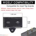 W10613606 Refrigerator Compressor Start Relay and Capacitor by Seentech - Compatible with Whirlpool, Kenmore, fridges. Replace Part Number: W10416065, PS8746522, 67003186 (1 Pack)